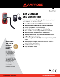 Thumbnail of document Data Sheet - LM-200LED Light Meter